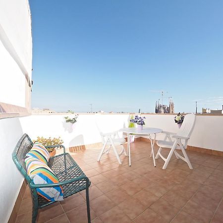 Sagrada Familia Attic Terrace Barcelona Views 아파트 외부 사진